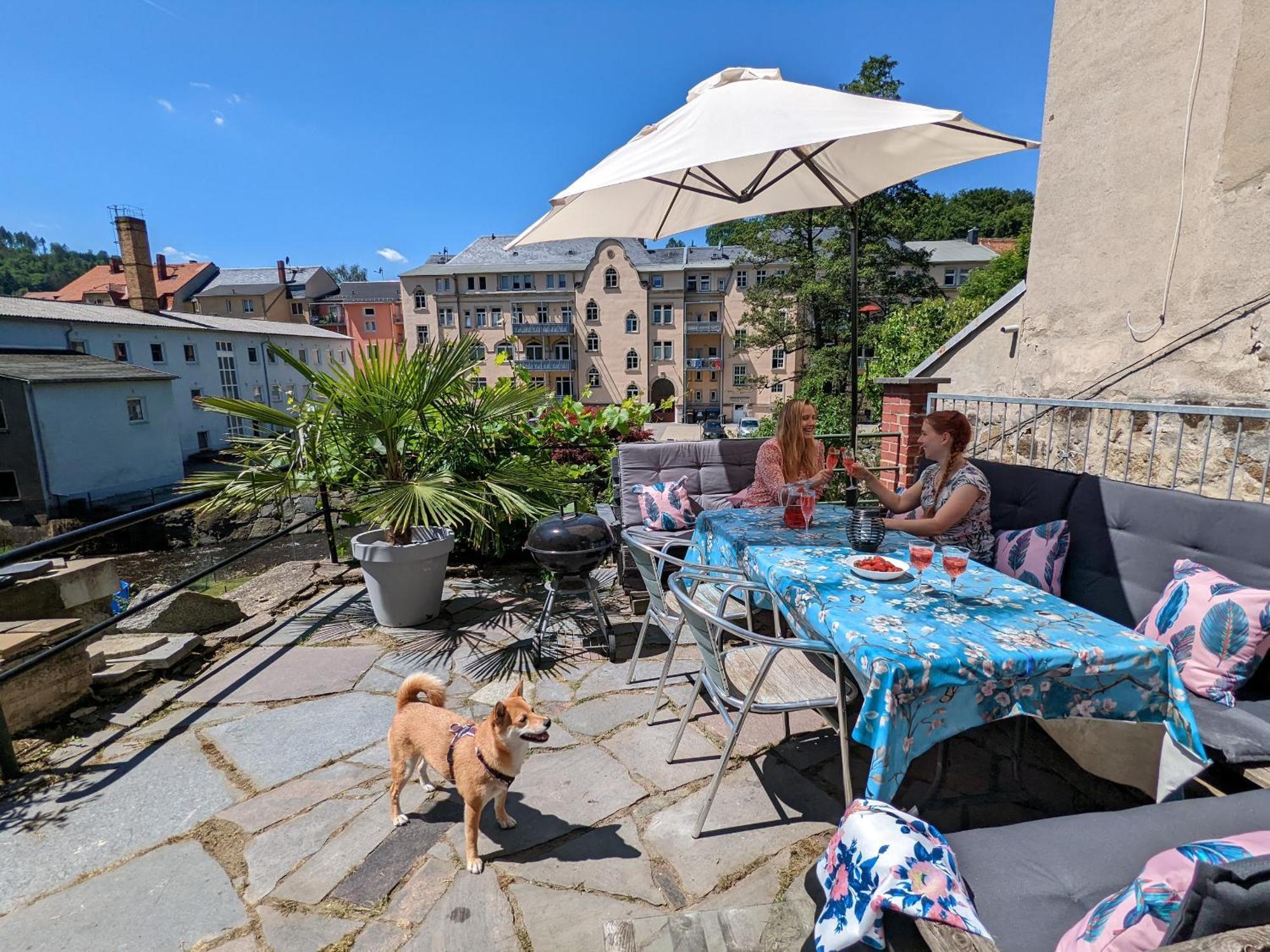 Hw3 - Urlaubsmagie - Helle, Grosse Wohnung Mit Pool Зебниц Экстерьер фото