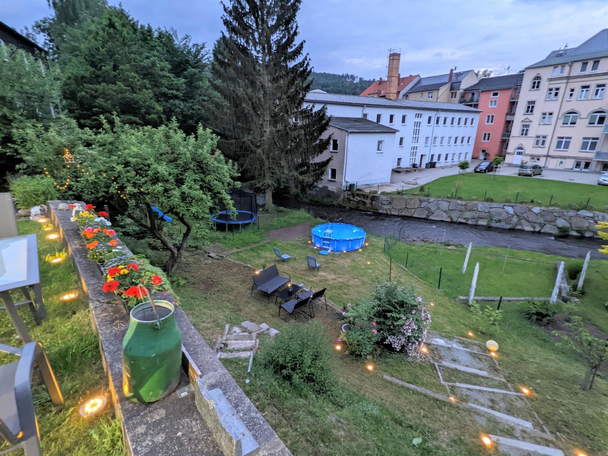 Hw3 - Urlaubsmagie - Helle, Grosse Wohnung Mit Pool Зебниц Экстерьер фото