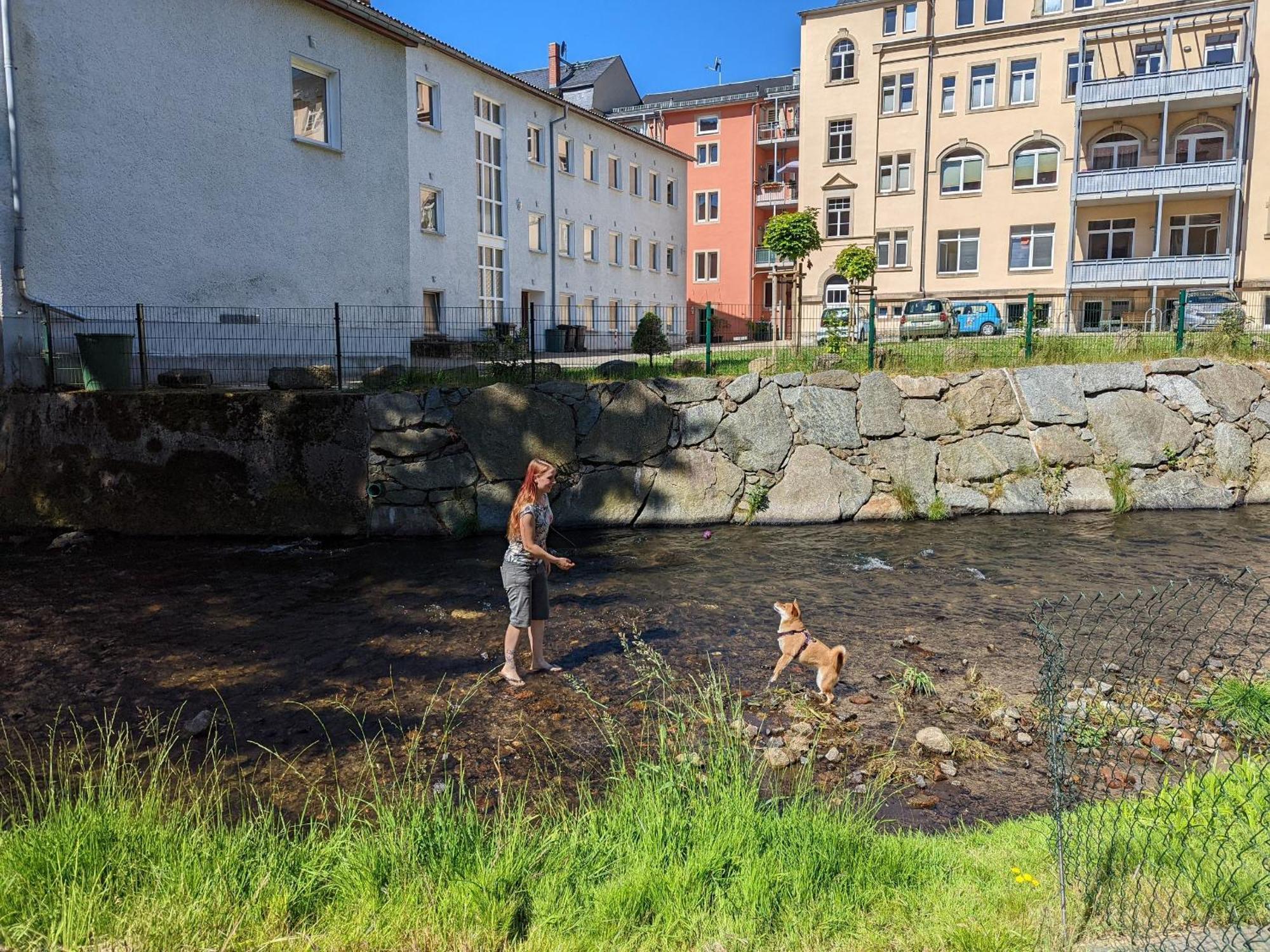 Hw3 - Urlaubsmagie - Helle, Grosse Wohnung Mit Pool Зебниц Экстерьер фото