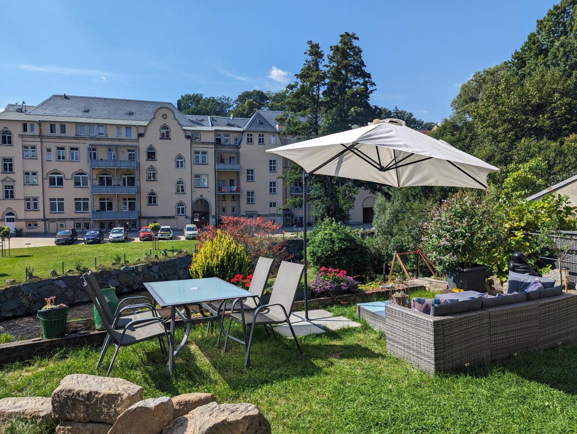 Hw3 - Urlaubsmagie - Helle, Grosse Wohnung Mit Pool Зебниц Экстерьер фото