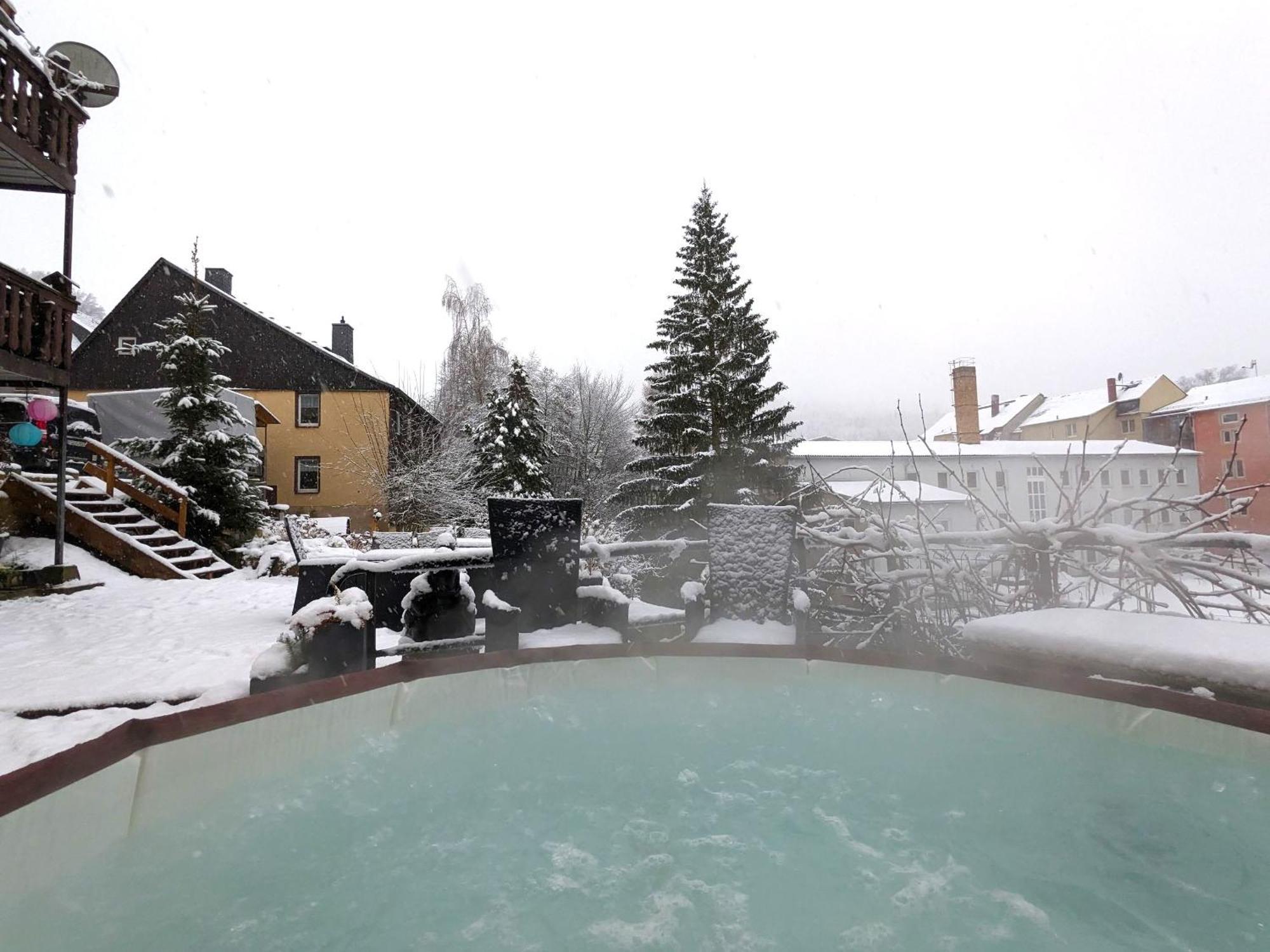 Hw3 - Urlaubsmagie - Helle, Grosse Wohnung Mit Pool Зебниц Экстерьер фото