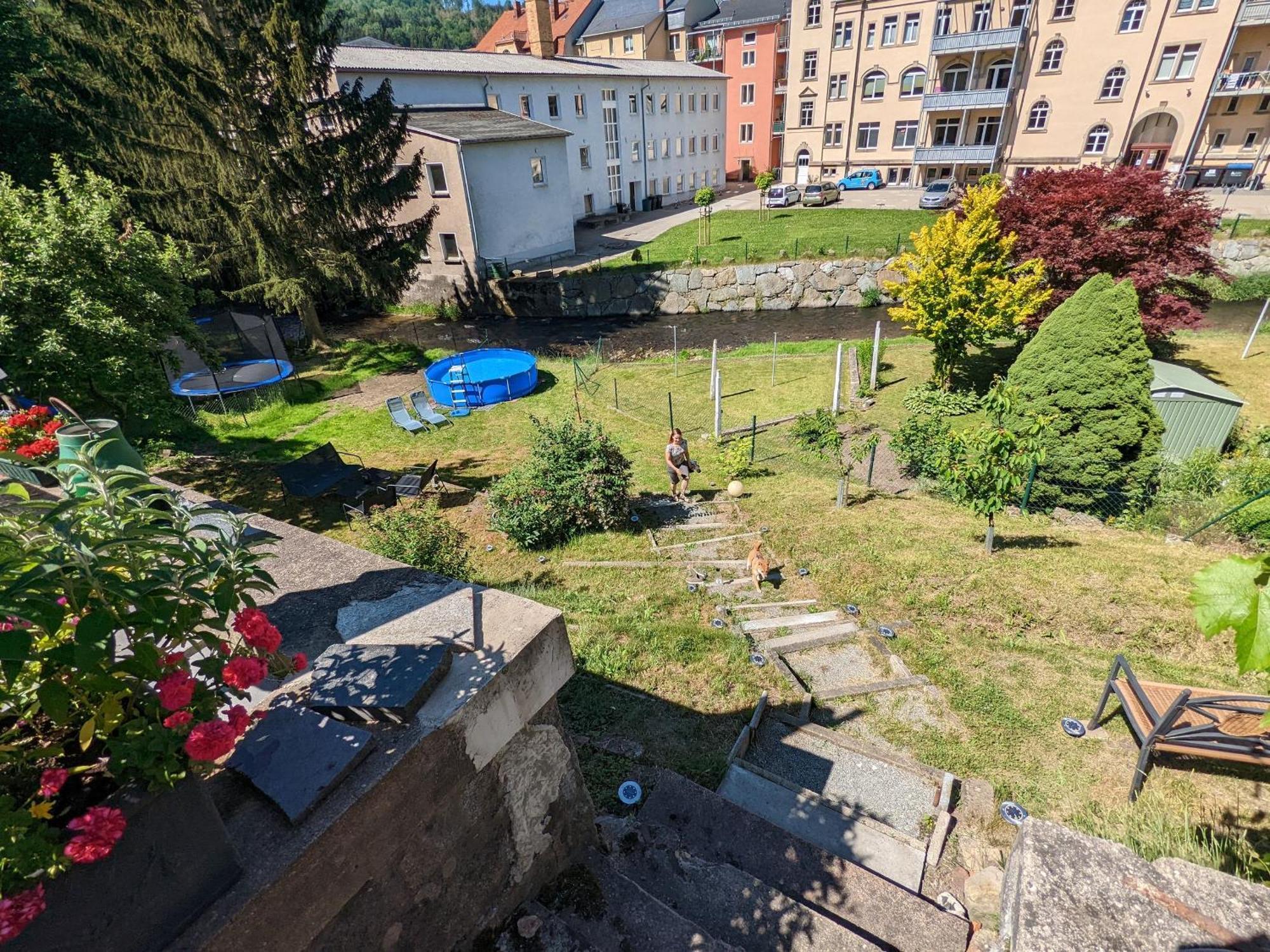 Hw3 - Urlaubsmagie - Helle, Grosse Wohnung Mit Pool Зебниц Экстерьер фото