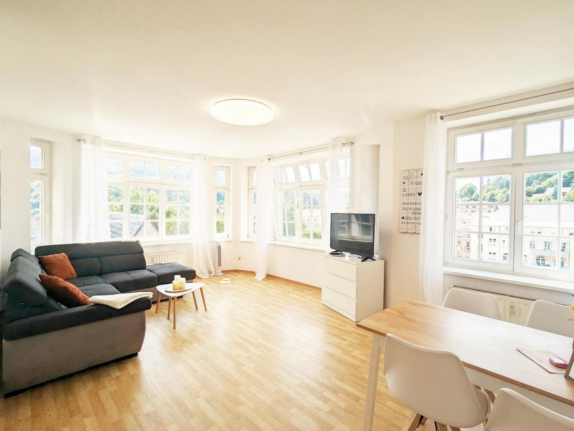 Hw3 - Urlaubsmagie - Helle, Grosse Wohnung Mit Pool Зебниц Экстерьер фото