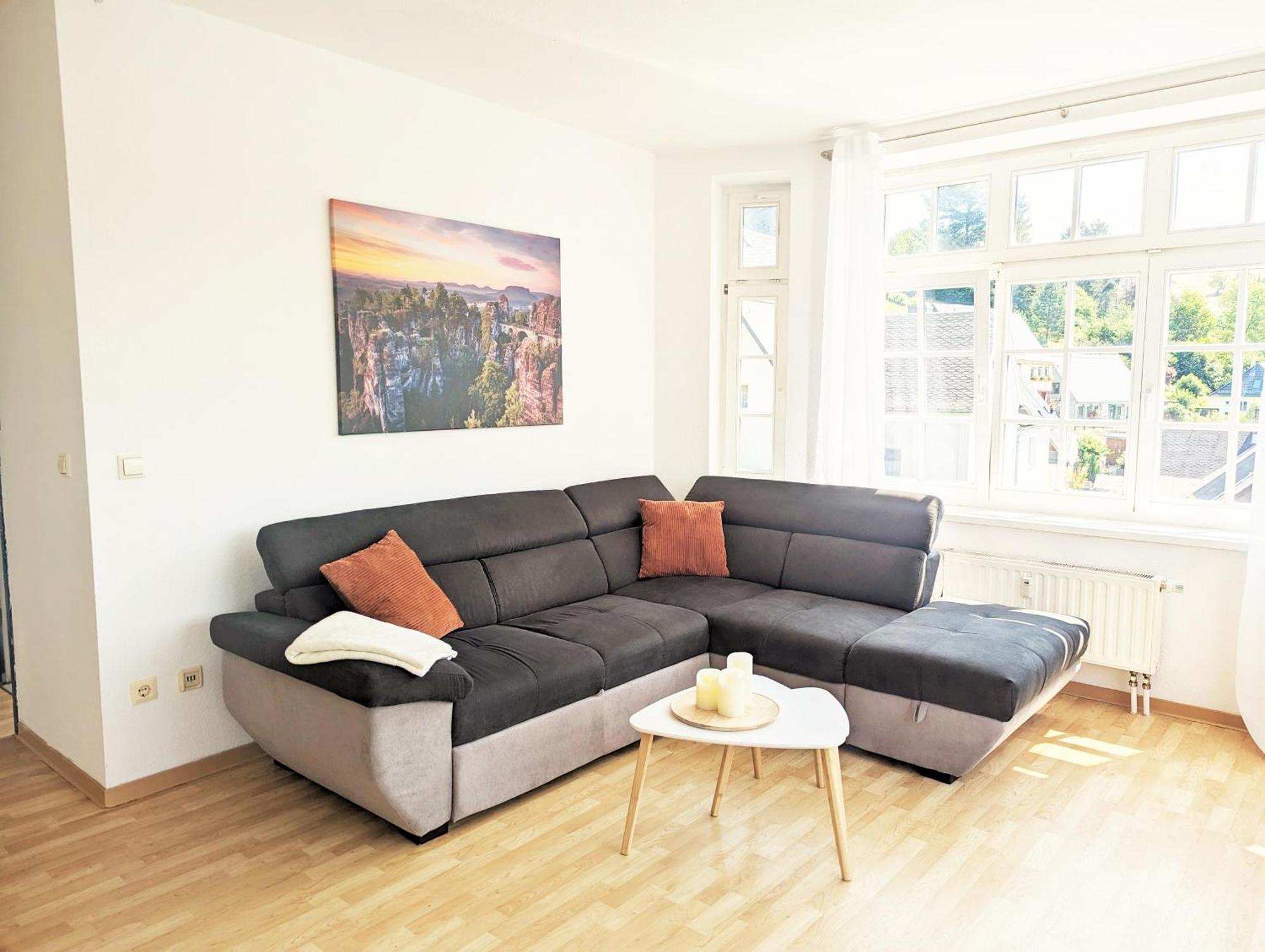 Hw3 - Urlaubsmagie - Helle, Grosse Wohnung Mit Pool Зебниц Экстерьер фото